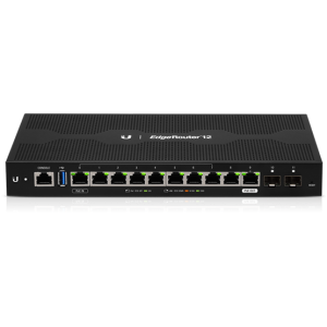 Ubiquiti EdgeRouter 12, gigabites, 10x RJ45, 1x PoE, 2xSFP