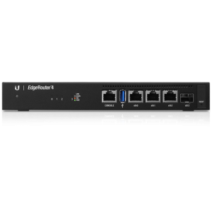 Ubiquiti EdgeRouter ER-4, gigabites, 3x RJ45, 1x SFP port