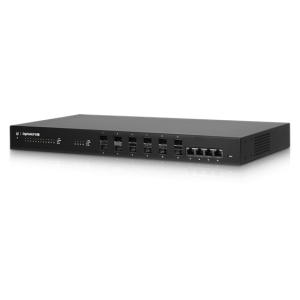 Ubiquiti EdgeSwitch XG 12xSFP+ port, 4x10GbE RJ45 port, redundáns táp