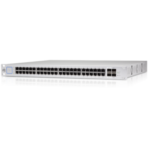 Ubiquiti UniFi Switch, 48x gigabit RJ45 PoE port max. 500W, 2x 10GbE SFP+ port, 2x SFP port, rackbe szerelhető