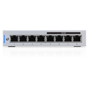 Ubiquiti UniFi Switch, 8x gigabit RJ45 port, 4x PoE Out, 60W - dobozos, tápegységgel