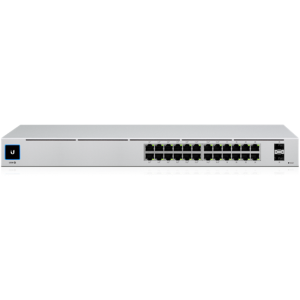 Ubiquiti UniFi Switch Gen2, 24x gigabit RJ45 port, 2xSFP port, 16x 802.3af/at PoE max. 95W, rackbe szerelhető
