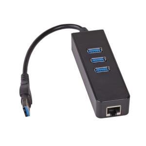 USB Akyga AK-AD-32 Hub USB 3.0 3-port + Ethernet