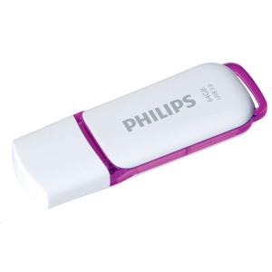 USB Philips Pendrive USB 3.0 64GB Snow Edition - fehér/lila