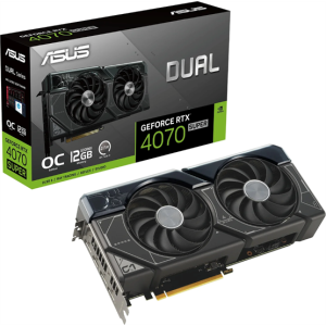 VGA ASUS NVIDIA RTX 4070 SUPER 12GB GDDR6 - DUAL-RTX4070S-12G