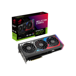VGA ASUS NVIDIA RTX 4070 Ti 12GB GDDR6 - ROG-STRIX-RTX4070TI-O12G-GAMING