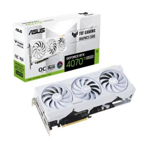 VGA ASUS NVIDIA RTX 4070 Ti SUPER 16GB GDDR6X - TUF-RTX4070TIS-O16G-WHITE-GAMING