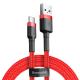 ACC Baseus Cafule USB Type-C, 2A gyorstöltő adatkábel, 2m, piros