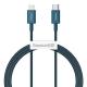 ACC Baseus Superior USB Type-C – iPhone, 20W gyorstöltős adatkábel, 1 m, kék