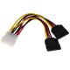ADA Akyga Adapter Molex / 2x SATA AK-CA-16