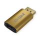 ADA Roline Displayport - HDMI M/F v1.2 adapter - 4K - Arany