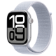 Apple Watch S10 Cellular 46mm Silver Alu Case with Blue Cloud Sport Loop