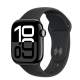 Apple Watch S10 GPS 42mm Jet Black Alu Case with Black Sport Band - M/L