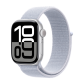 Apple Watch S10 GPS 42mm Silver Alu Case with Blue Cloud Sport Loop