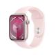 Apple Watch S9 GPS 45mm Pink Alu Case w Light Pink Sport Band - M/L
