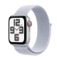 Apple Watch SE2 v3 Cellular 40mm Silver Alu Case with Blue Cloud Sport Loop