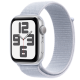 Apple Watch SE2 v3 GPS 44mm Silver Alu Case with Blue Cloud Sport Loop