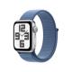 Apple Watch SE3 GPS 40mm Silver Alu Case w Winter Blue Sport Loop