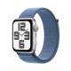 Apple Watch SE3 GPS 44mm Silver Alu Case w Winter Blue Sport Loop