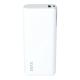 CHG AVAX PB202W VITALITY PD/Type C 65W+QC 18W gyorstöltő Powerbank 20.000mAh, fehér