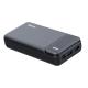 CHG DENVER PBS-20007 20 000 mAh Micro-USB+USB-C power bank - fekete