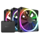 FAN NZXT F120 RGB 3IN1 - 120mm - fekete - RF-R12TF-B1