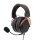 HDP White Shark GH-2341B/R GORILLA  gamer fejhallgató mikrofonnal - fekete/piros