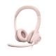 HDS Logitech H390 USB Computer Headset - Rose