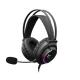 HDS White Shark WOLF GH-2044 gamer fejhallgató mikrofonnal - fekete
