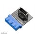 KAB Akasa - USB3.1 - 19-pin motherboard header - AK-CBUB51-BK