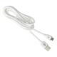 KAB AVAX CB620 CREAMY+ USB A - Type C gyorstöltő kábel, 2.4A, fehér-roséarany - 1,5m