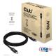 KAB Club3D USB4 Gen3x2 Type-C Bi-Directional USB-IF Certified Cable 8K60Hz, Data 40Gbps, PD 240W(48V/5A) EPR M/M