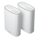 LAN/WIFI Asus Router ZenWifi AX1800 Hybrid Mesh - XP4 2-PK - Fehér