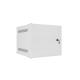 Lanberg 10" fali rack szekrény 4U/280X310, lemezajtó, lapraszerelt, szürke