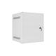 Lanberg 10" fali rack szekrény 6U/280X310, lemezajtó, lapraszerelt, szürke