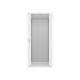 Lanberg 19" fali rack szekrény 27U/600X600 üvegajtó, lapraszerelt, szürke V2