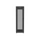 Lanberg 19" szabadon álló rack szekrény 42U/600X800 perforált ajtó, lapraszerelt, LCD kijelző, fekete V2