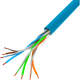 Lanberg Cat.5e U/UTP rézzel bevont (CCA) fali kábel 305m, AWG24, PVC, 100Mhz, Fca, kék
