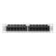 Lanberg Patch panel 12 port 1U 10" CAT.5e szürke