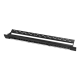 LogiLink 19" patch panel 24 Keystone jack csatlakozóhoz, 1U, terheletlen, fekete