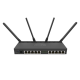 MikroTik 4011iGS asztali kivitel 2,4Ghz+5Ghz wifivel, 10x Gigabit RJ45, 1xSFP+ port, L5