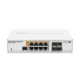MikroTik CRS112-8P-4S-IN asztali/rackbe szerelhető switch, 8xGbit LAN, 8xPoE kimenet, 4xSFP port