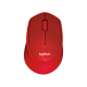Mouse Logitech M330 Silent Plus - Piros