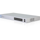 Ubiquiti UniFi Switch, 16x gigabit RJ45 PoE port max. 150W, 2xSFP port, rackbe szerelhető
