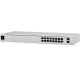 Ubiquiti UniFi Switch Gen2, 16x gigabit RJ45 port, 2xSFP port, 8x 802.3af/at PoE max. 60W, rackbe szerelhető
