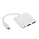 USB Akyga AK-AD-57 USB type C / USB 3.0 / USB type C / HDMI Hub